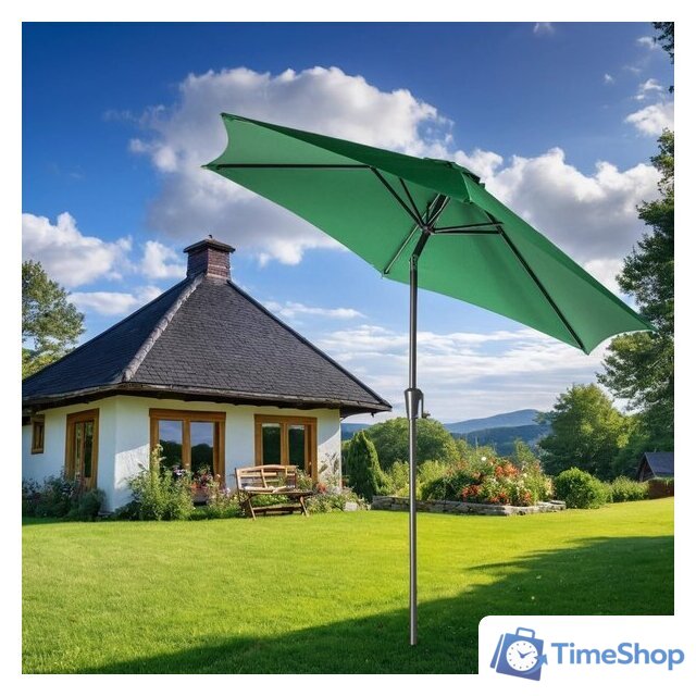 Садовый зонт Sundays TJB004 (зеленый) - Изображение №3 — Интернет-магазин Time-Shop