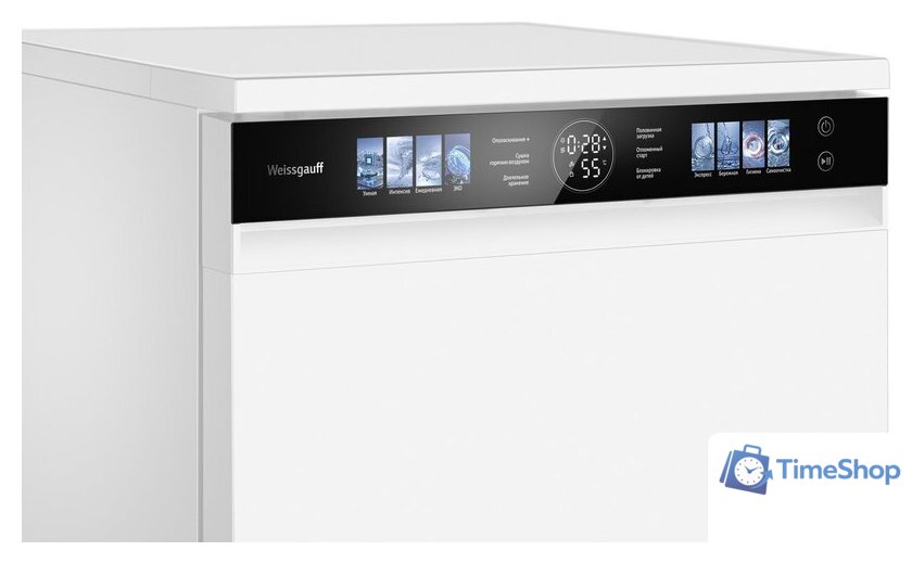 Отдельностоящая посудомоечная машина Weissgauff DW 999 Touch Inverter Dual Fan Dry - Изображение №22 — Интернет-магазин Time-Shop