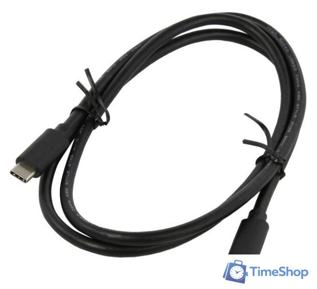 Кабель 5bites USB Type-C - USB Type-C TC306-10 (1 м, черный) - Изображение №1 — Интернет-магазин Time-Shop