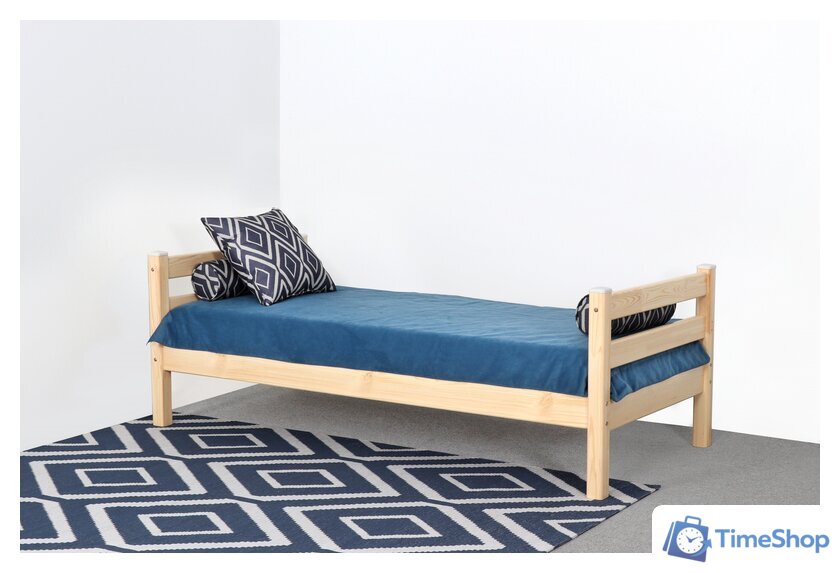 Кровать Мебельград Соня вариант 1 (массив сосны прозрачный лак) - Изображение №3 — Интернет-магазин Time-Shop