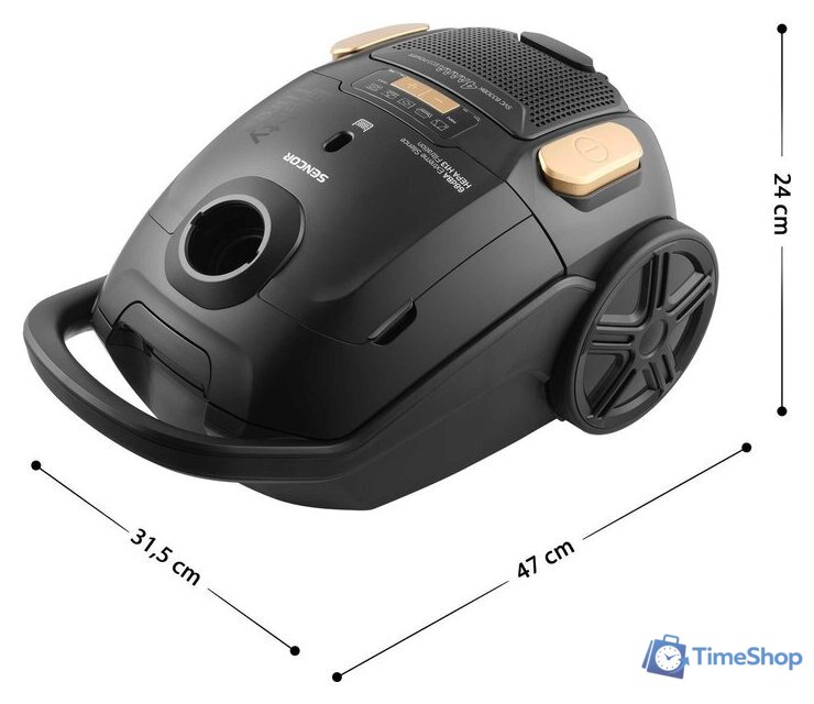 Пылесос Sencor SVC 8330BK - Изображение №3 — Интернет-магазин Time-Shop