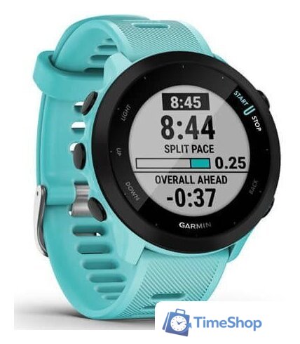 Умные часы Garmin Forerunner 55 (бирюзовый) - Изображение №2 — Интернет-магазин Time-Shop