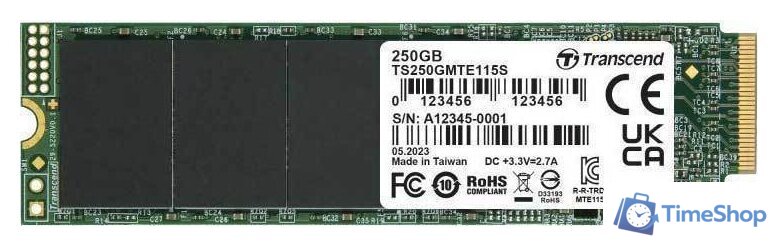 SSD Transcend 115S 250GB TS250GMTE115S - Изображение №1 — Интернет-магазин Time-Shop