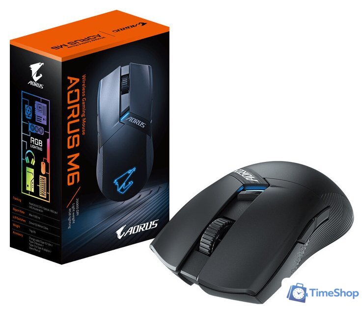 Игровая мышь Gigabyte Aorus M6 - Изображение №9 — Интернет-магазин Time-Shop