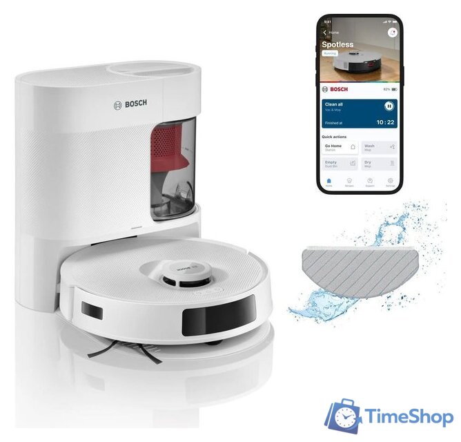 Робот-пылесос Bosch Spotless+ BCRD1W - Изображение №1 — Интернет-магазин Time-Shop