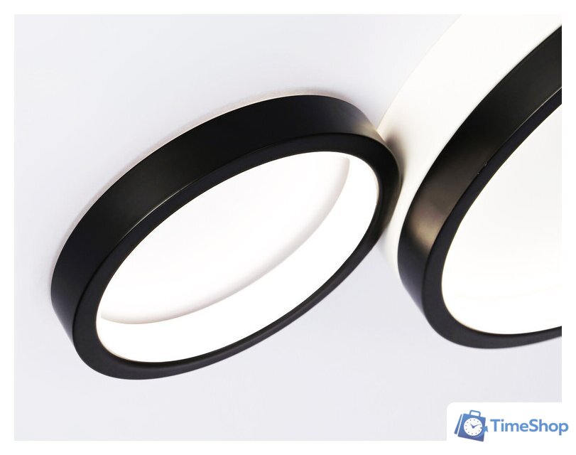 Припотолочная люстра Ambrella light FL4814/3 BK/WH - Изображение №6 — Интернет-магазин Time-Shop