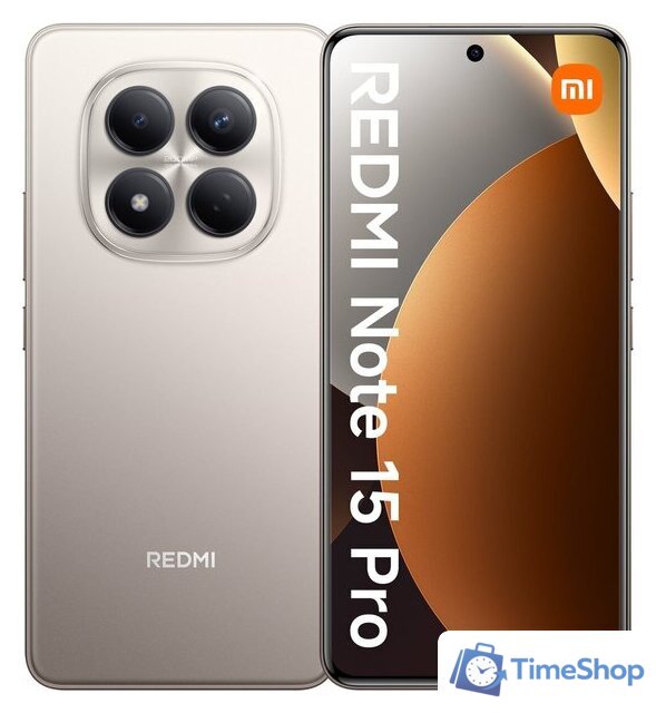 Телефон Xiaomi Redmi Note 15 Pro 8GB/256GB международная версия (титановый) - Изображение №1 — Интернет-магазин Time-Shop