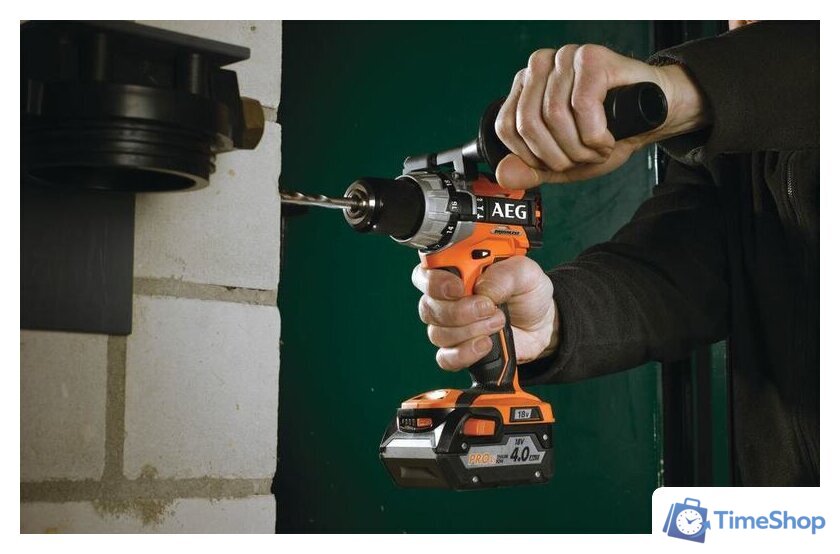 Ударная дрель-шуруповерт AEG Powertools BSB 18C2BL LI-402C 4935464097 (с 2-мя АКБ, кейс) - Изображение №3 — Интернет-магазин Time-Shop