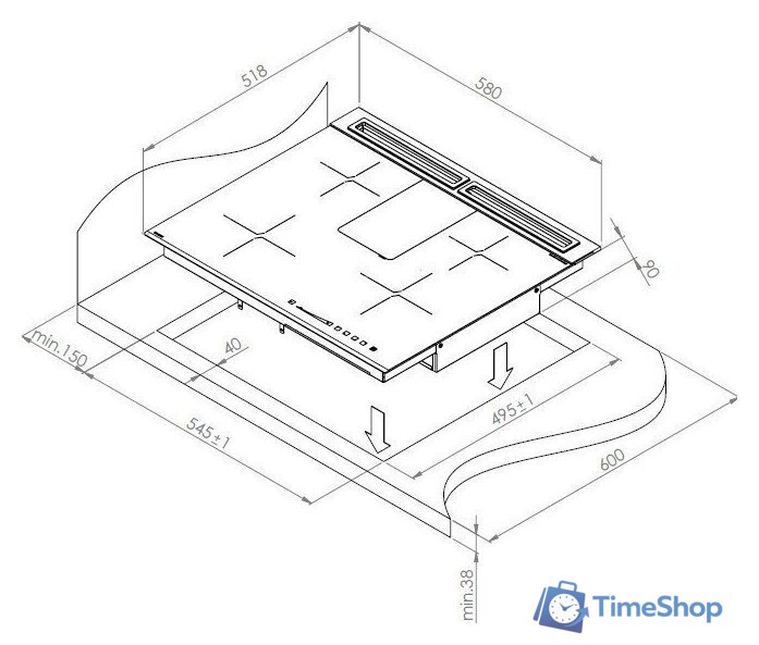 Варочная панель Solgaz Pure Home 4+1 - Изображение №7 — Интернет-магазин Time-Shop
