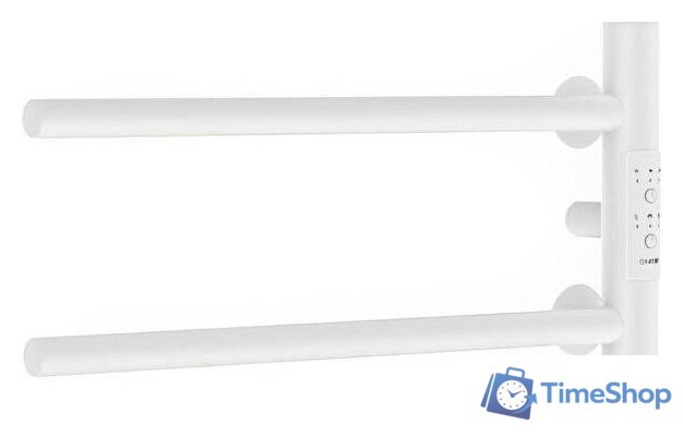 Полотенцесушитель Маргроид Ferrum Cook СНШ 18*40 Белый матовый, скрытого монтажа, таймер слева - Изображение №1 — Интернет-магазин Time-Shop