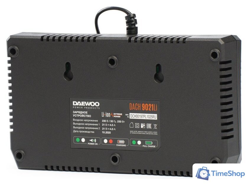 Зарядное устройство Daewoo Power DACH 9021Li (21В) - Изображение №3 — Интернет-магазин Time-Shop