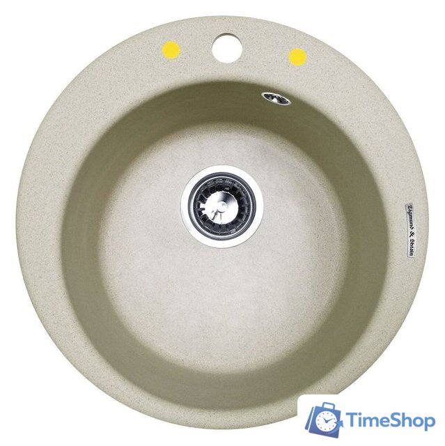 Кухонная мойка Zigmund & Shtain Kreis 480 (речной песок) - Изображение №1 — Интернет-магазин Time-Shop