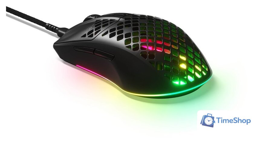 Игровая мышь SteelSeries Aerox 3 2022 Edition (черный) - Изображение №2 — Интернет-магазин Time-Shop