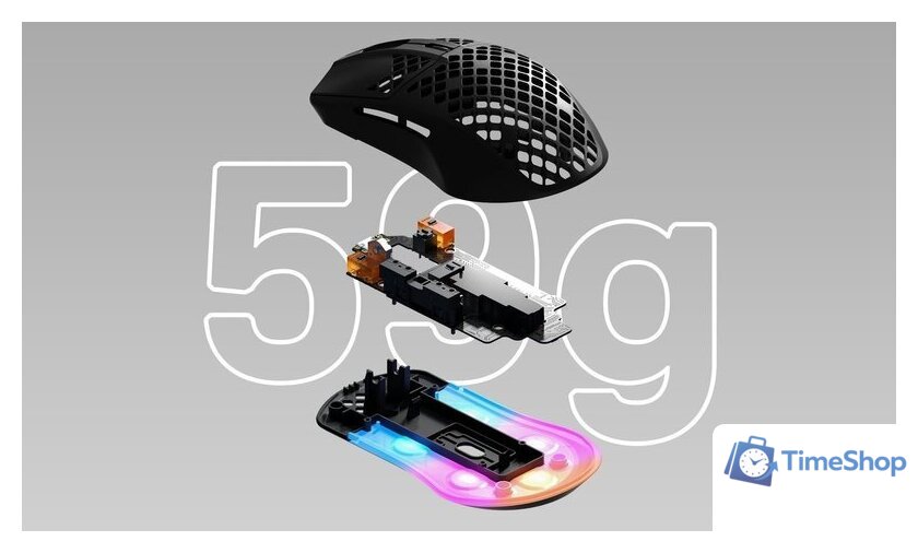 Игровая мышь SteelSeries Aerox 3 2022 Edition (черный) - Изображение №10 — Интернет-магазин Time-Shop