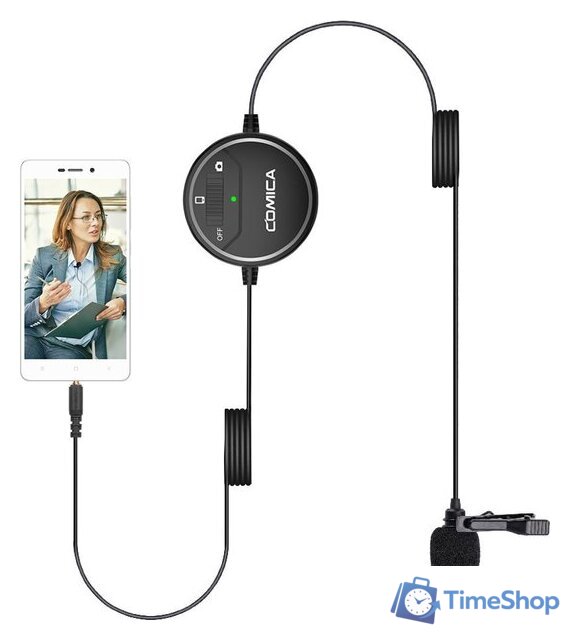 Проводной микрофон Comica Sig.Lav V03 - Изображение №2 — Интернет-магазин Time-Shop