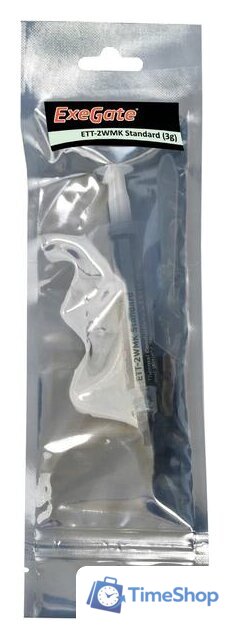Термопаста ExeGate ETТ-2WMK Standard EX282351RUS (3 г) - Изображение №2 — Интернет-магазин Time-Shop