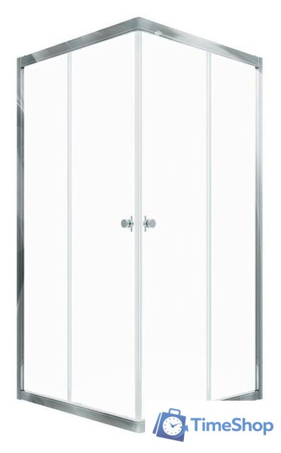 Душевой уголок Triton Вента Хром А1 90х90 без поддона (прозрачное стекло) - Изображение №1 — Интернет-магазин Time-Shop
