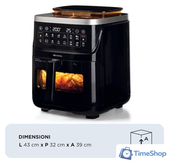 Аэрогриль (аэрофритюрница) Ariete 4636/00 - Изображение №5 — Интернет-магазин Time-Shop