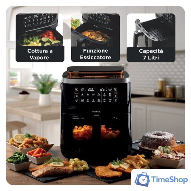 Аэрогриль (аэрофритюрница) Ariete 4636/00 - Изображение №7 — Интернет-магазин Time-Shop