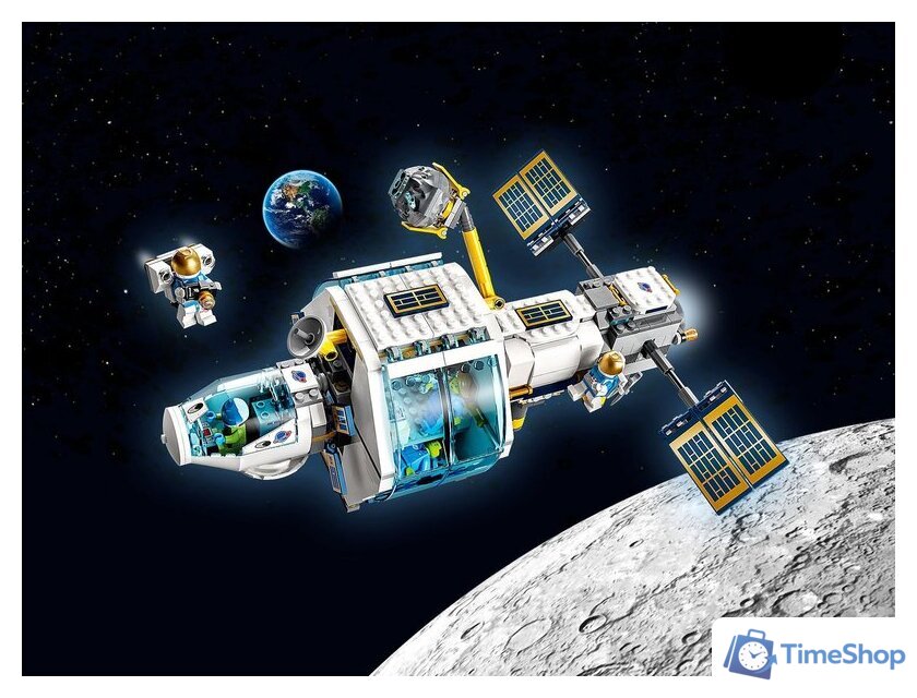 Конструктор LEGO City 60349 Лунная космическая станция - Изображение №7 — Интернет-магазин Time-Shop