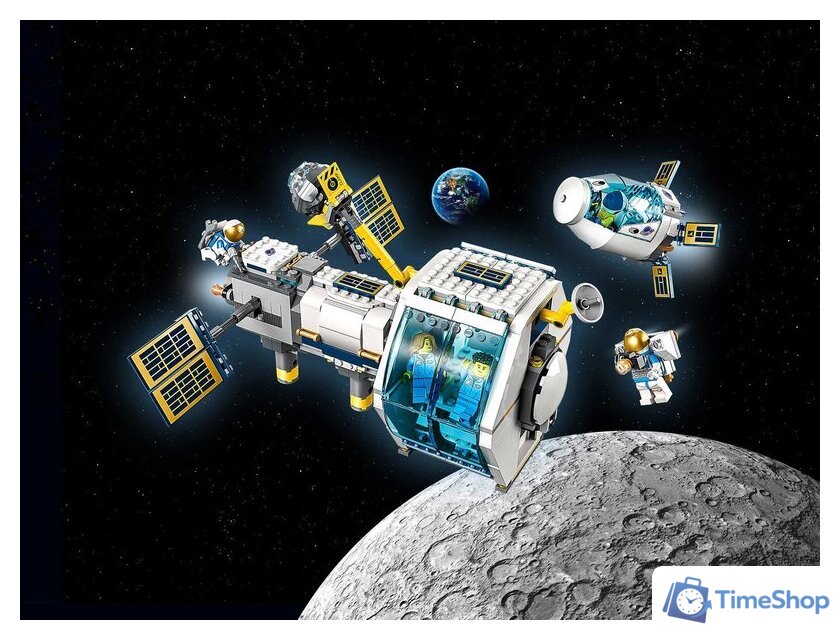 Конструктор LEGO City 60349 Лунная космическая станция - Изображение №6 — Интернет-магазин Time-Shop