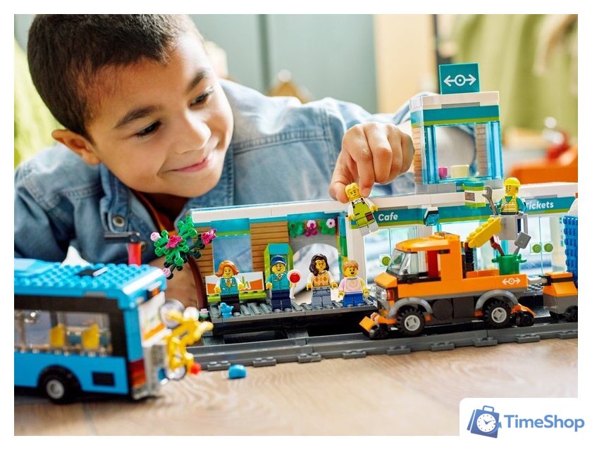 Конструктор LEGO City 60335 Железнодорожная станция - Изображение №4 — Интернет-магазин Time-Shop
