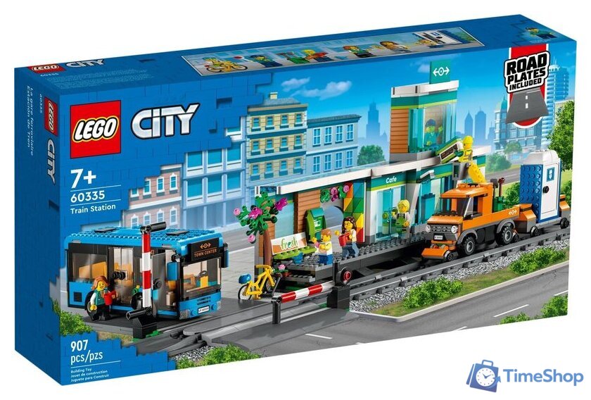 Конструктор LEGO City 60335 Железнодорожная станция - Изображение №1 — Интернет-магазин Time-Shop