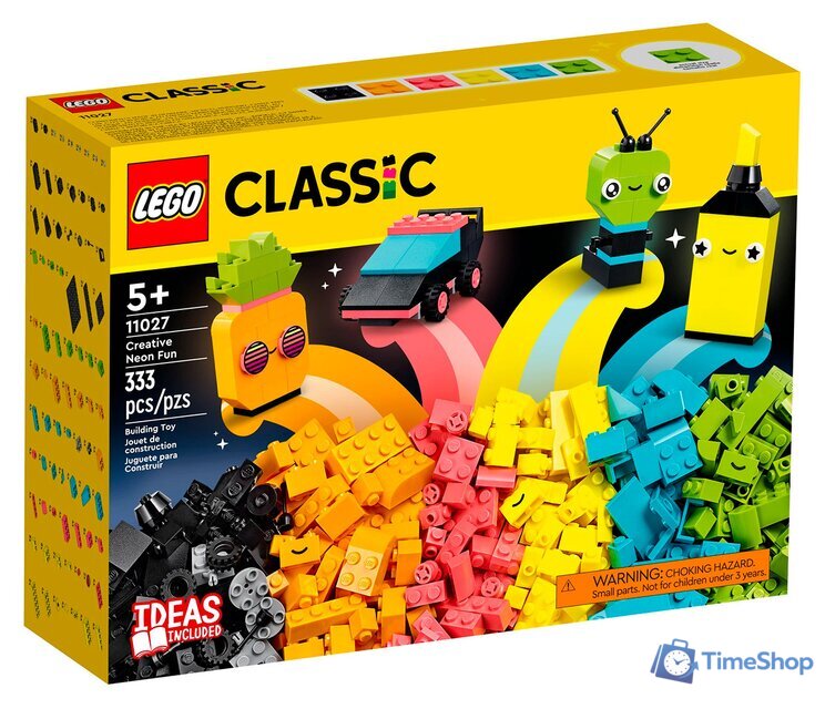 Набор деталей LEGO Classic 11027 Творческое неоновое веселье - Изображение №1 — Интернет-магазин Time-Shop