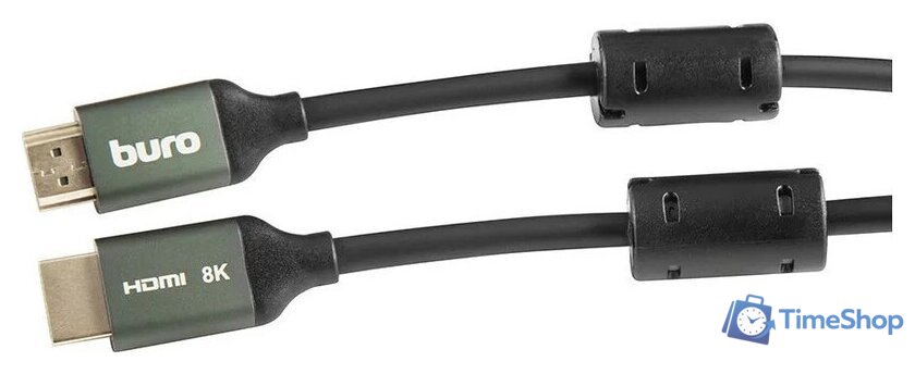 Кабель Buro BHP-HDMI-2.1-5G HDMI - HDMI (5 м, черный) - Изображение №3 — Интернет-магазин Time-Shop