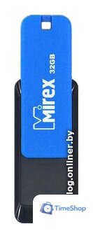 USB Flash Mirex Color Blade City 32GB (синий) [13600-FMUCIB32] - Изображение №1 — Интернет-магазин Time-Shop