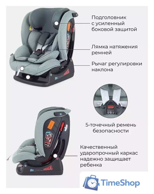 Детское автокресло Rant Matrix Active Line AY913 (зеленый) - Изображение №13 — Интернет-магазин Time-Shop