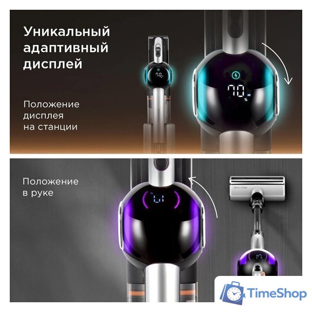 Пылесос Redmond (Редмонд) VH1330 (серый) - Изображение №8 — Интернет-магазин Time-Shop