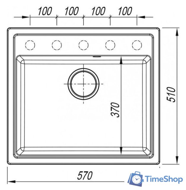 Кухонная мойка ARFEKA Dalago 57 Silken White - Изображение №7 — Интернет-магазин Time-Shop