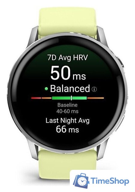 Умные часы Garmin Venu 4 45 мм (серебристый/желтый) - Изображение №3 — Интернет-магазин Time-Shop