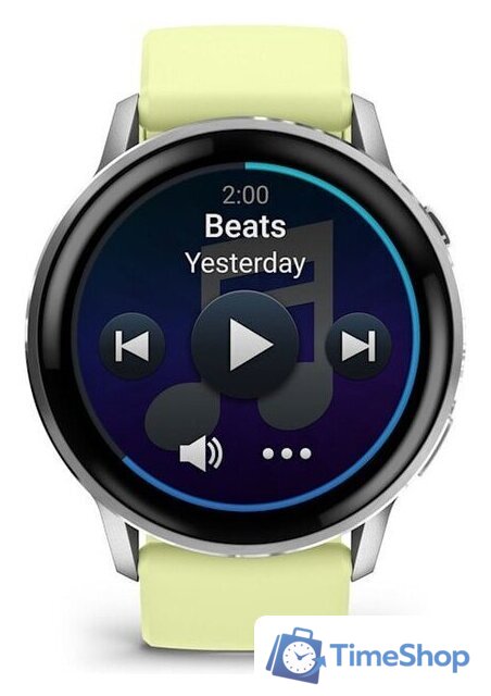 Умные часы Garmin Venu 4 45 мм (серебристый/желтый) - Изображение №2 — Интернет-магазин Time-Shop