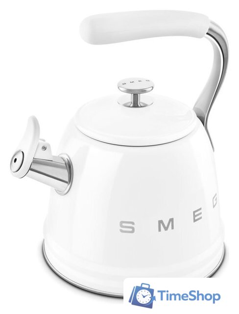 Чайник со свистком Smeg WKF01WH - Изображение №7 — Интернет-магазин Time-Shop