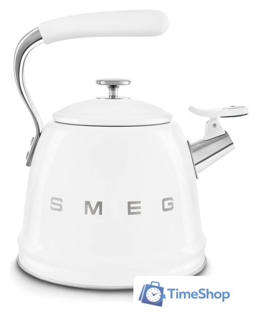 Чайник со свистком Smeg WKF01WH - Изображение №3 — Интернет-магазин Time-Shop