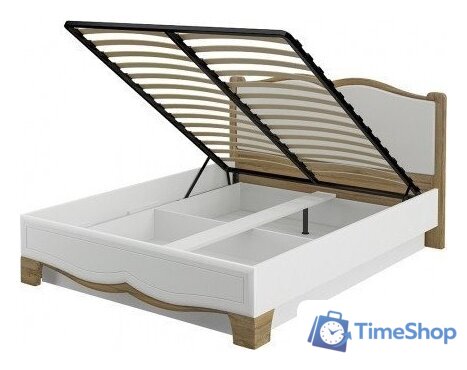 Кровать Мебель Неман Тиффани NEW МН-041-01 (белый/дуб прованс) - Изображение №2 — Интернет-магазин Time-Shop