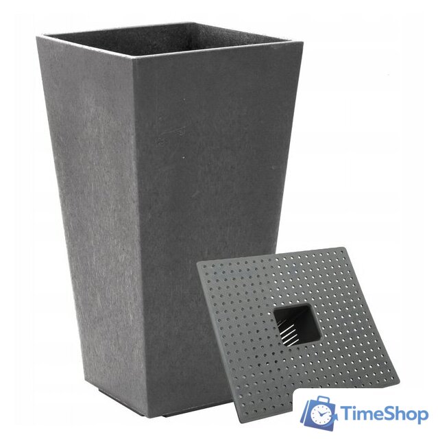Кашпо Multy Home Sonata EU5100007 (стальной серый) - Изображение №2 — Интернет-магазин Time-Shop