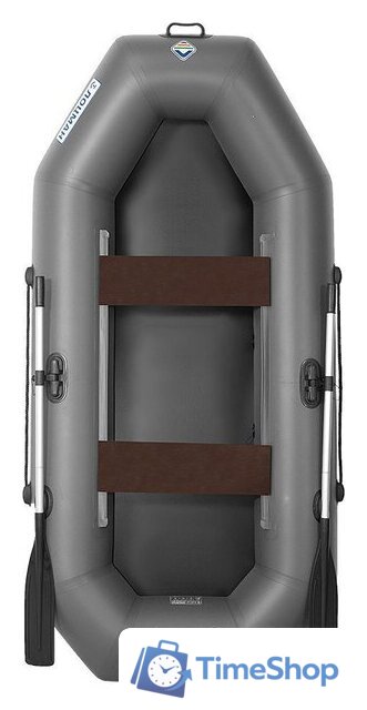 Моторно-гребная лодка Лоцман Гребная под мотор стандарт ЛС-260 (серый) - Изображение №2 — Интернет-магазин Time-Shop