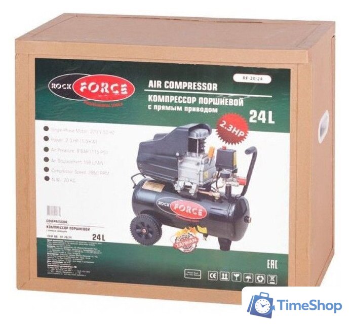 Компрессор RockForce RF-20/24 - Изображение №2 — Интернет-магазин Time-Shop