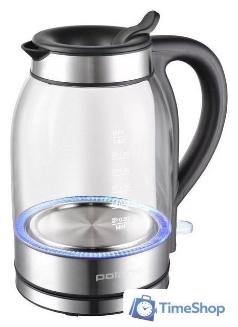 Электрический чайник Polaris PWK 1739CGL - Изображение №2 — Интернет-магазин Time-Shop