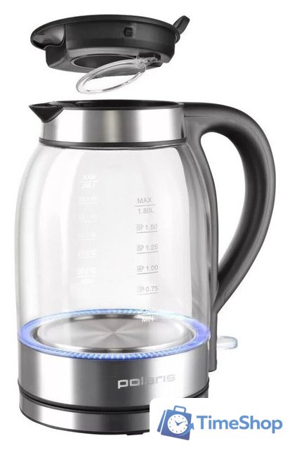 Электрический чайник Polaris PWK 1739CGL - Изображение №3 — Интернет-магазин Time-Shop