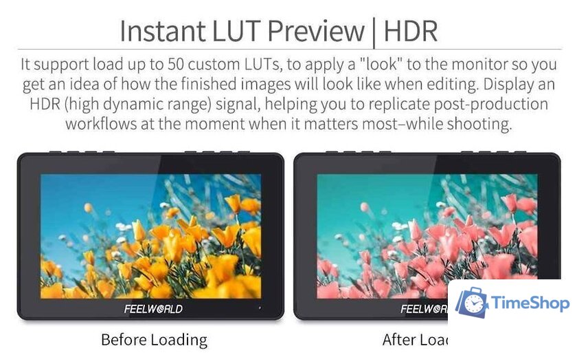Накамерный монитор Feelworld LUT7 Pro 7