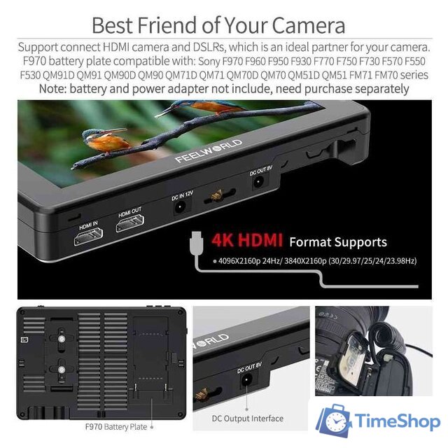 Накамерный монитор Feelworld LUT7 Pro 7