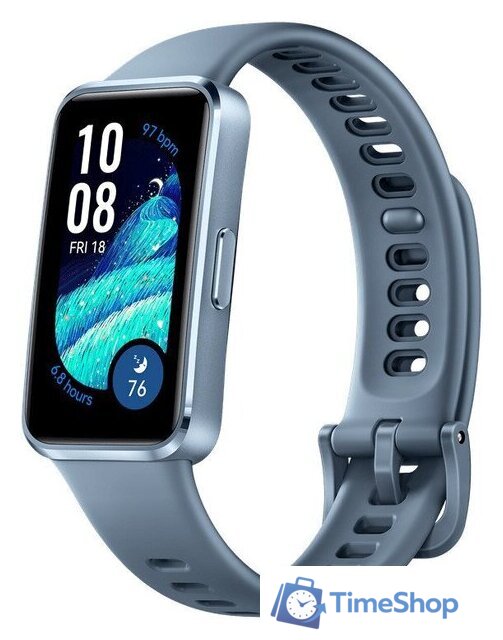 Фитнес-браслет Huawei Band 10 (синий, международная версия) - Изображение №1 — Интернет-магазин Time-Shop