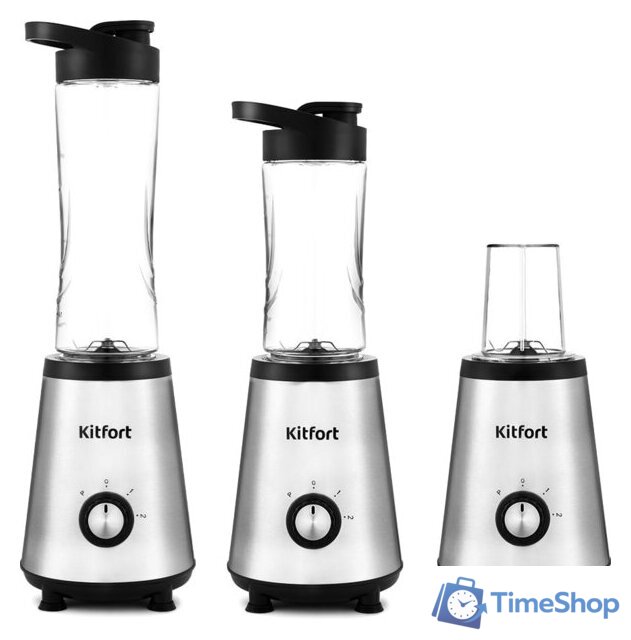 Стационарный блендер Kitfort KT-1340-3 (серебристый) - Изображение №3 — Интернет-магазин Time-Shop