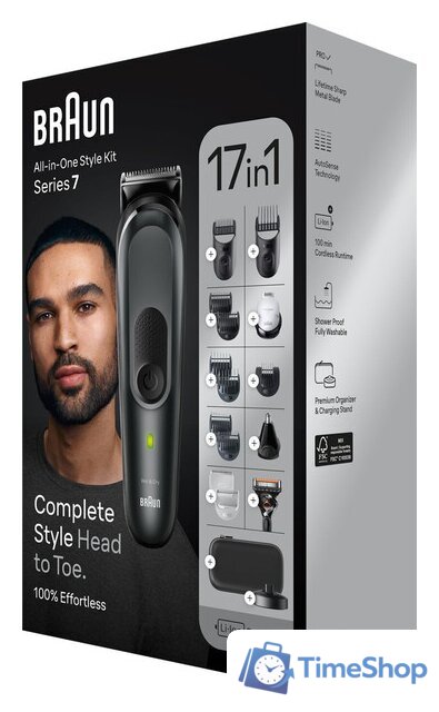 Универсальный триммер Braun MGK7491 - Изображение №8 — Интернет-магазин Time-Shop