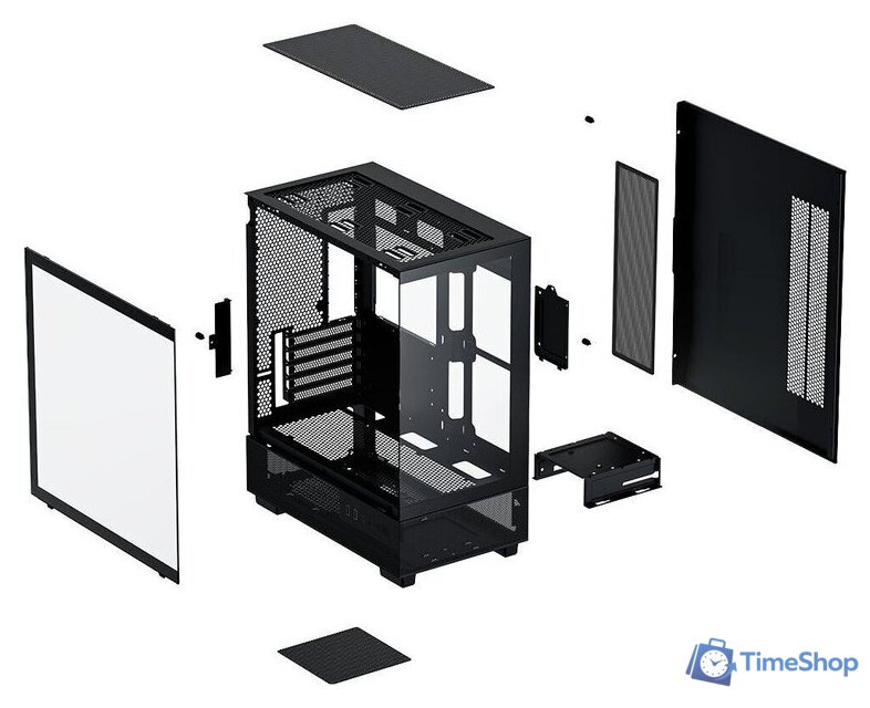 Корпус XASTRA Q400M 5ARGB-C6-UC (черный) - Изображение №6 — Интернет-магазин Time-Shop
