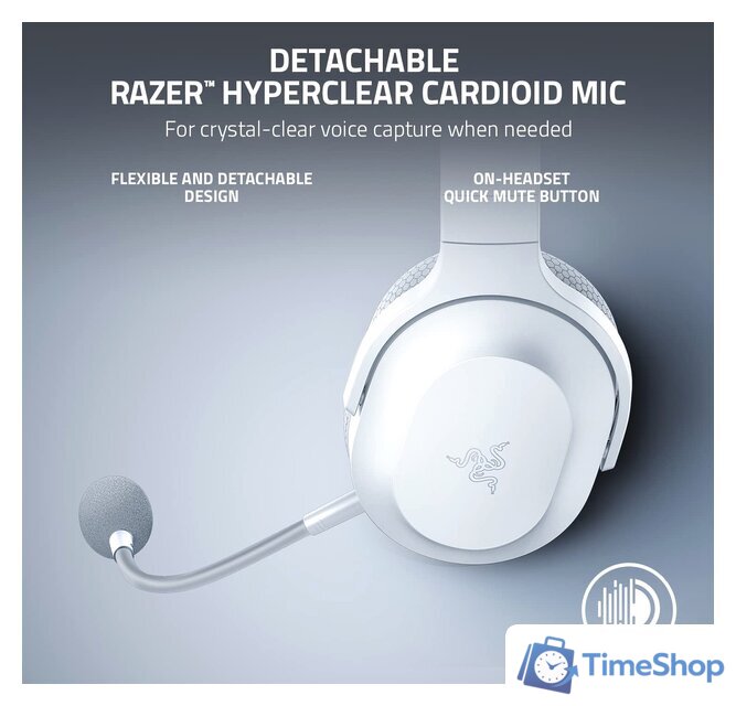 Наушники Razer Barracuda X 2022 (белый) - Изображение №5 — Интернет-магазин Time-Shop